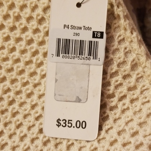 Canvas Crochet handbag. - Picture 4 of 6